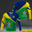 AIO Pride - Customize Brazil Coat Of Arms Version Unisex Adult Hoodies