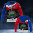 AIO Pride - Customize Costa Rica Coat Of Arms Style V2 Unisex Adult Hoodies