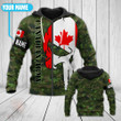 AIO Pride - Customize Canadian Army Skull Unisex Adult Hoodies