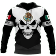 AIO Pride - Mexico Coat Of Arms Skull Unisex Adult Shirts