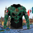 AIO Pride - Mexico Skull Camo & Coat Of Arms Unisex Adult Shirts