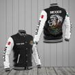 AIO Pride - Customize Mexico Coat Of Arms - Eagle Varsity Jacket