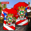 AIO Pride - Customize Puerto Rico Coat Of Arms Version Unisex Adult Shirts