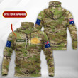 AIO Pride - Customize Australian Army Unisex Adult Neck Gaiter Hoodie