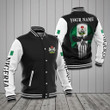 AIO Pride - Customize Nigeria Coat Of Arms Skull Flag Varsity Jacket