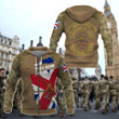 AIO Pride - Customize British Army Camo Unisex Adult Hoodies