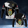 AIO Pride - Customize Denmark Coat Of Arms - Flag V2 Unisex Adult Hoodies