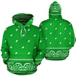 AIO Pride - Bandana Green Pullover Hoodies