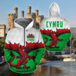 AIO Pride - Wales - Cymru Dragon Version Unisex Adult Hoodies