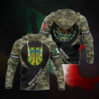AIO Pride - Customize Mexico - Mexico City Coat Of Arms Camo Unisex Adult Hoodies