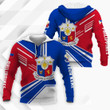 AIO Pride - Customize Philippines Coat Of Arms & Flag Style Unisex Adult Hoodies