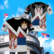 AIO Pride - Serbia Coat Of Arms Style Unisex Adult Shirts