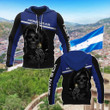 AIO Pride - Customize Honduras Coat Of Arms - Reaper Unisex Adult Hoodies