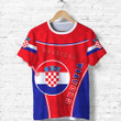AIO Pride - Croatia Circle Stripes Flag Version Hrvatska Unisex Adult Shirts