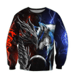 AIO Pride - Dragon - Wolf Style Unisex Adult Shirts