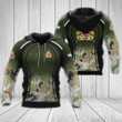 AIO Pride - Customize Luxembourg Army Unisex Adult Hoodies