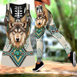 AIO Pride - Native Spirit Wolf Hollow Tank Top Or Legging