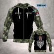 AIO Pride - Customize Serbian Army Mask Unisex Adult Hoodies