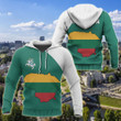 AIO Pride - Lithuania Map Special Unisex Adult Hoodies