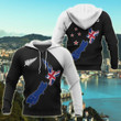 AIO Pride - New Zealand Map Special Unisex Adult Hoodies