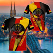 AIO Pride - Germany Coat Of Arms And Skull Unisex Adult Shirts