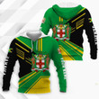 AIO Pride - Customize Jamaica Coat Of Arms & Flag Style Unisex Adult Hoodies