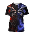 AIO Pride - Red And Blue Dragon And Wolf Ver02 Unisex Adult Shirts