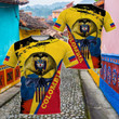 AIO Pride - Colombia Skull - Coat Of Arms Unisex Adult Shirts