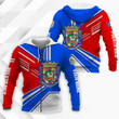 AIO Pride - Customize Puerto Rico Coat Of Arms & Flag Style Unisex Adult Hoodies