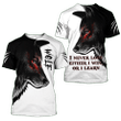 AIO Pride - Wolf 3D White Unisex Adult Shirts