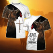 AIO Pride - Jesus In My Heart - Hunting In My Vein V2 Unisex Adult Shirts
