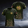AIO Pride - Customize Armenia Coat Of Arms Camo Army Unisex Adult Shirts