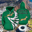 AIO Pride - South Africa Springbok - Warrior Style V2 Unisex Adult Hoodies