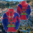 AIO Pride - Coat Of Arms Haiti Circle Stripes Unisex Adult Shirts
