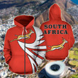 AIO Pride - South Africa Springbok - Warrior Style V3 Unisex Adult Hoodies