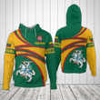 AIO Pride - Customize Lithuania Coat Of Arms - Design Unisex Adult Hoodies