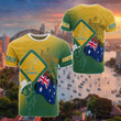 AIO Pride - Australia Flag - Coat Of Arms Kangaroo And Koala Sign Unisex Adult Shirts