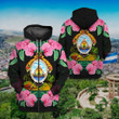 AIO Pride - Honduras Coat Of Arms Flowers Unisex Adult Hoodies