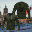 AIO Pride - Customize Mexico Coat Of Arms Black - Camo Unisex Adult Hoodies