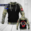 AIO Pride - Customize Austrian Army In Heart Unisex Adult Hoodies