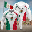 AIO Pride - Mexico Coat Of Arms Style Unisex Adult Hoodies