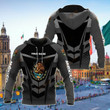 AIO Pride - Customize México Coat Of Arms Style Unisex Adult Hoodies