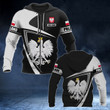 AIO Pride - Customize Poland Coat Of Arms - Flag V3 Unisex Adult Hoodies