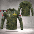 AIO Pride - Customize Russian Army Camo Unisex Adult Hoodies