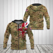 AIO Pride - British Army Symbol - Torn 3D Unisex Adult Hoodies