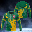 AIO Pride - Customize Lithuania Flag Color Style 3D Print Unisex Adult Hoodies