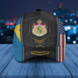 AIO Pride - Sweden Coat Of Arms & American Flag Unisex Cap