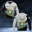 AIO Pride - Customize Ivory Coast Coat Of Arms Black And White Unisex Adult Hoodies