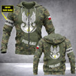 AIO Pride - Customize Poland Army Camo - New Form Unisex Adult Hoodies