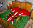 AIO Pride - Kenya Flag And Coat Of Arms Pattern Premium Quilt